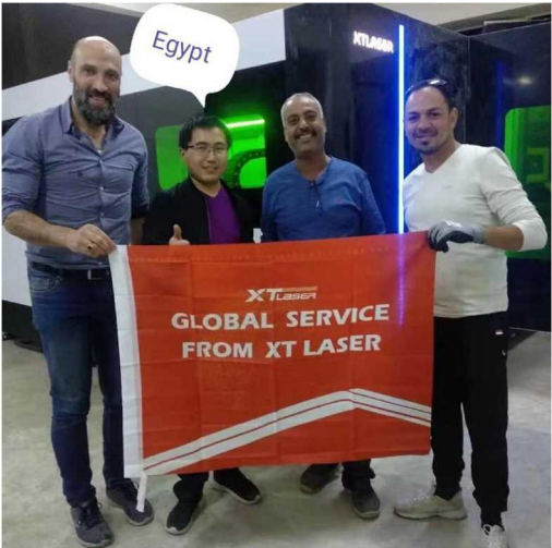 Serviço sem preocupações começa a partir de um novo dia XTlaser Pós-venda Linha de serviço global Estação do Paquistão